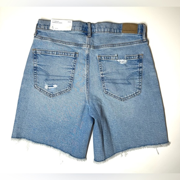 American Eagle Women’s High Rise 8’’ Perfect Bermuda Shorts Size- 2 - Picture 5 of 6